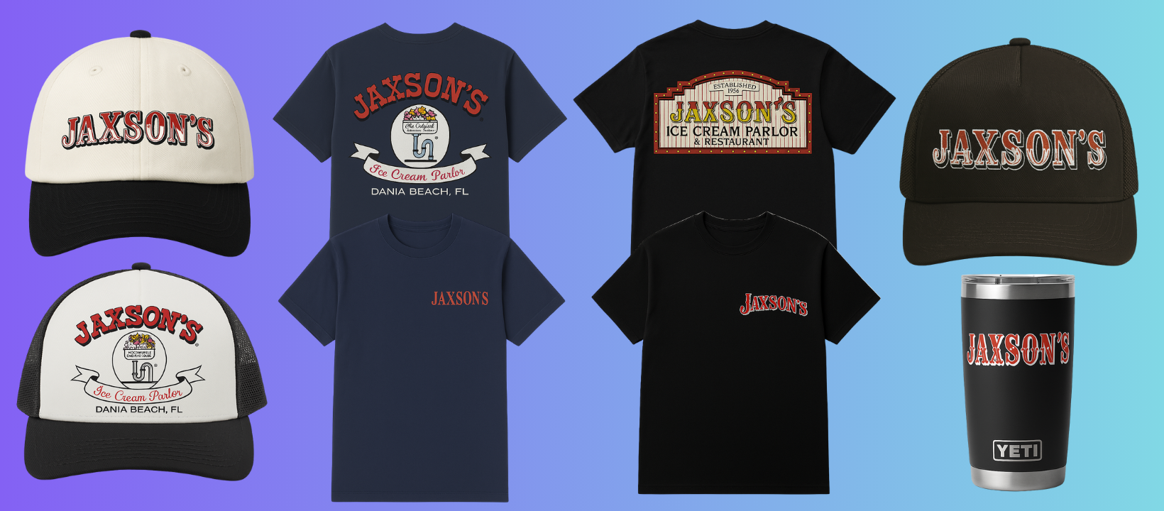 Jaxson's Ice Cream Parlor - Custom apparel & merchandise